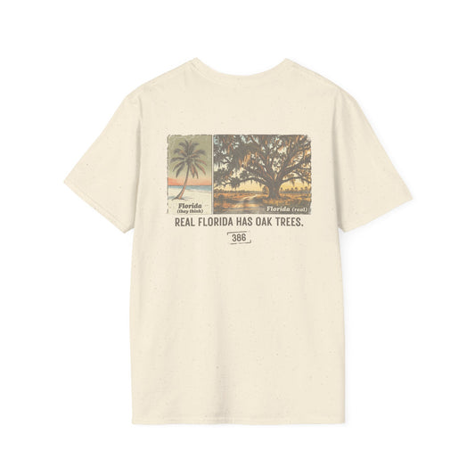Florida Oak Trees T-Shirt — Vintage Palm & Live Oak Sunset Tee
